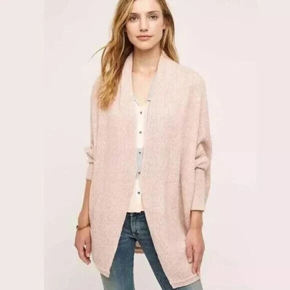 Sleeping on Snow x Anthropologie Primula Cocoon Cardigan Open Oversized Medium - Picture 12 of 13